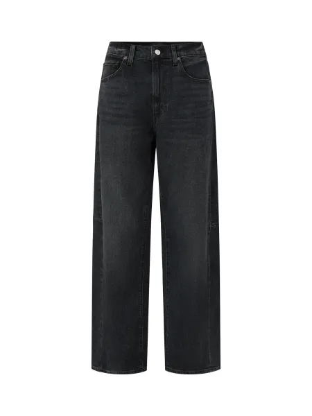 Paige Arellia Skimmer Cotton Blend Barrel Jeans