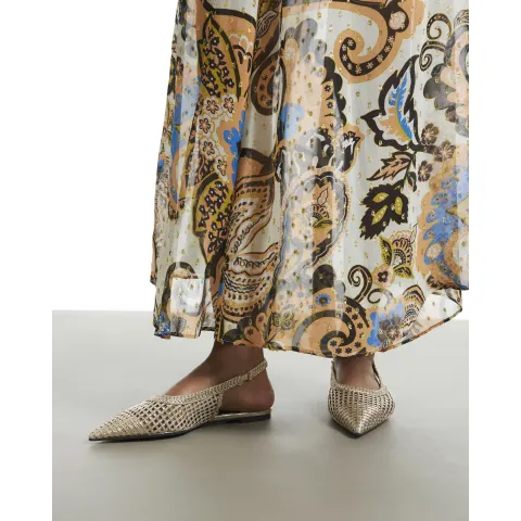 River Island Woven Slingback Flat Shoes