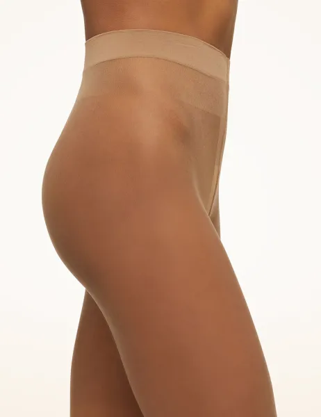 Wolford 8 Denier Sheer Tights Caramel