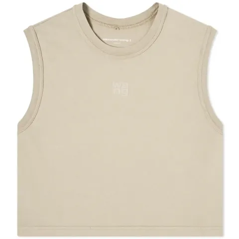 Shrunken Logo Crop Top