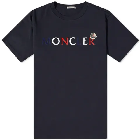 Tricolore Text Logo T-Shirt