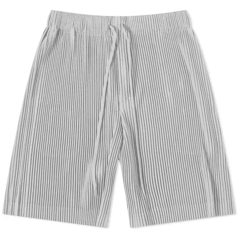 Pleated Drawstring Shorts