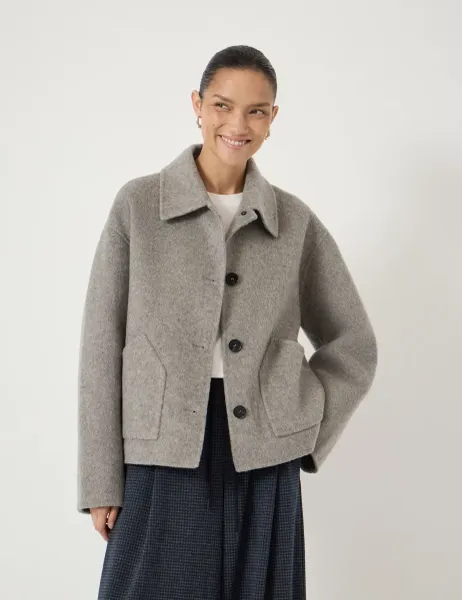 HUSH Pure Wool Double Faced Jacket