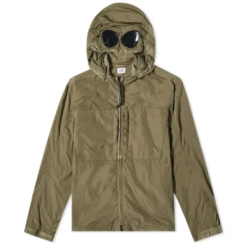Chrome-R Goggle Hooded Overshirt