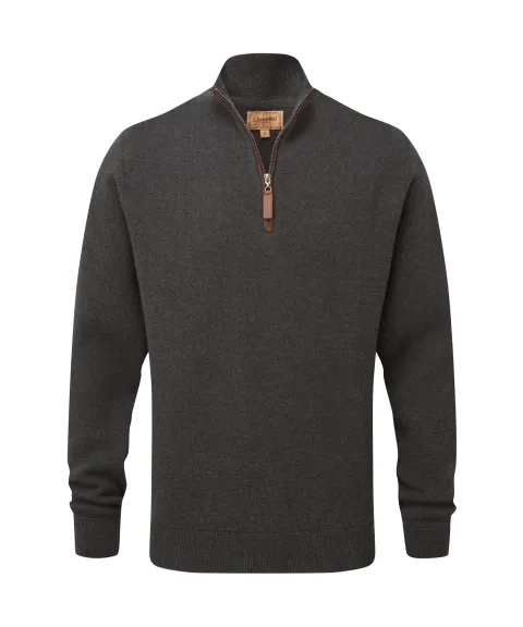 Schöffel Country Marlow Quarter Zip Jumper - Charcoal