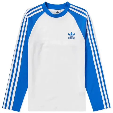 Long Sleeve 3 Stripe Pique Tee