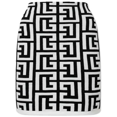 Maxi Monogram Mini Skirt