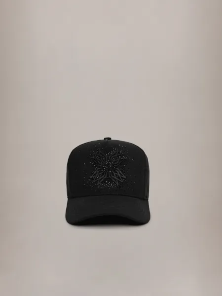 MA QUAD CRYSTAL CANVAS HAT - Black