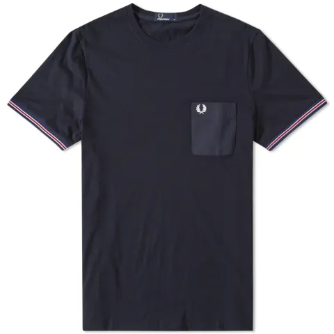Fred Perry Stripe Cuff Tee