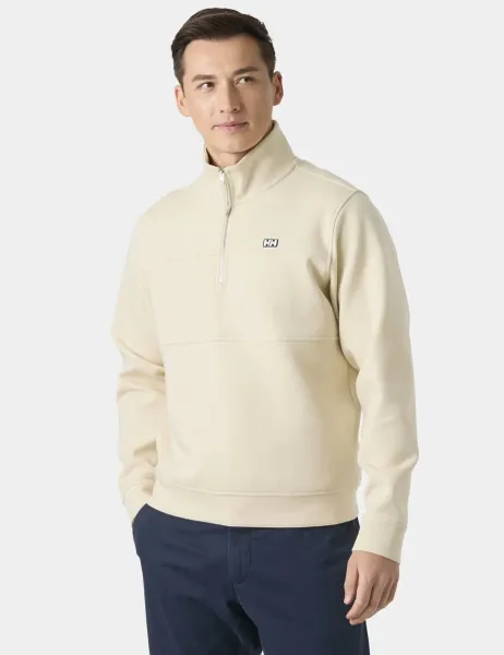 Cotton Ric Half Zip Fleece Top