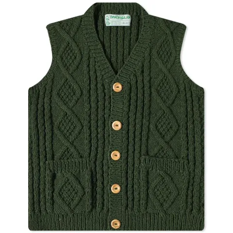 9H Aran Knitted Waistcoat