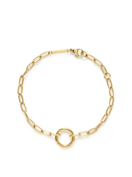 Stainless Steel Paperclip Chain Charm Bracelet 18cm