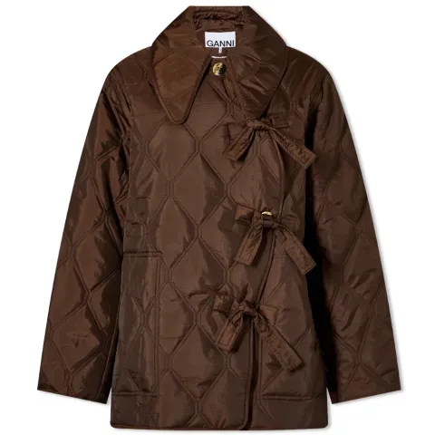 Ripstop Quilt Asymmetric Jacket