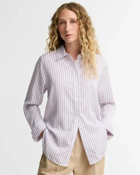 Evangeline Striped Relaxed Shirt