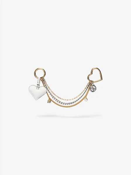 Heart Chain Bag Charm