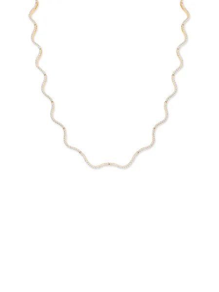 Ripple Tennis Necklace