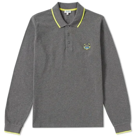 Long Sleeve Tiger Polo