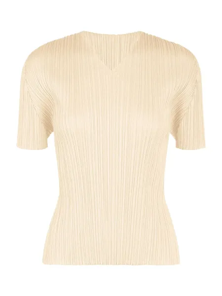Pleats Please August Colors Top Off White