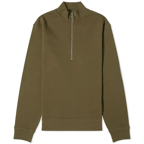 Loopback Half Zip Sweater
