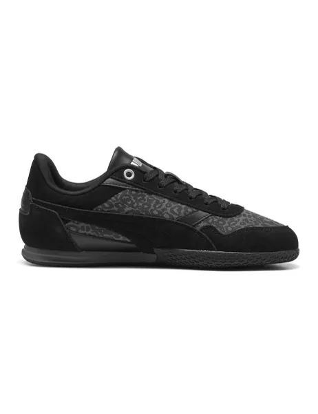 Puma Bella Donna Feline Leopard Print Trainers Black Mix