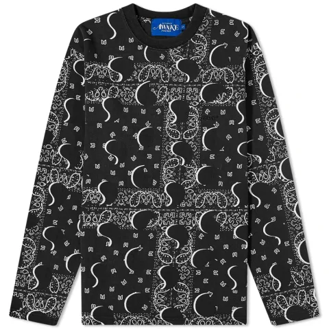 Long Sleeve Big Paisley T-Shirt