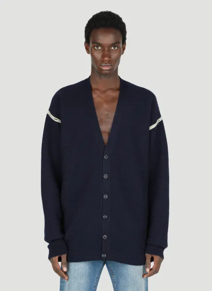 Elbow Patch Knit Cardigan