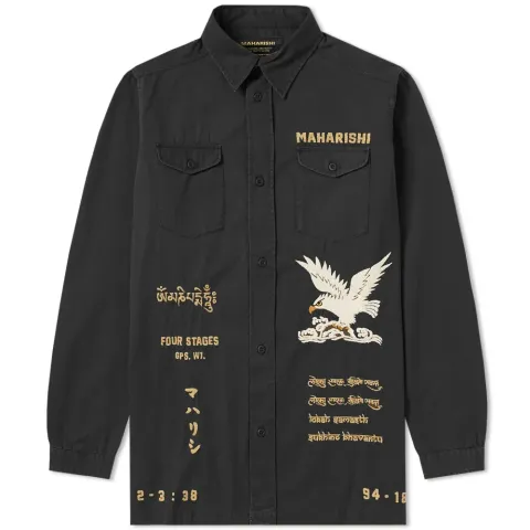 Embroidered Tour Overshirt