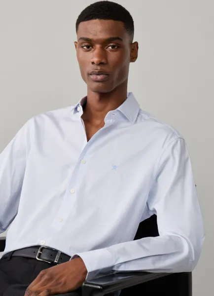 Hackett Classic Fit City Fine Stripe Shirt
