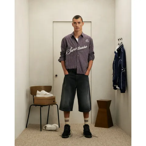 River Island Boxy Fit Sanctuaire Check Shirt