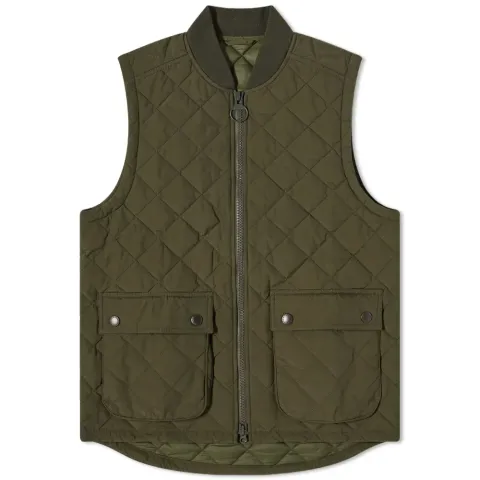Quilted Rib Collar Vest - Made for Japan