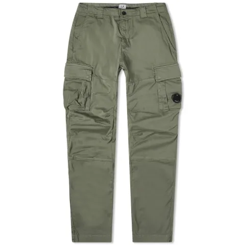 Stretch Sateen Ergonomic Lens Cargo Pants