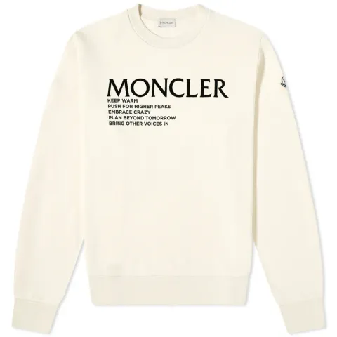 Logo Text Crew Sweat