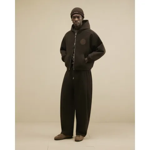 River Island Crest Pleated Barrel Leg Joggers