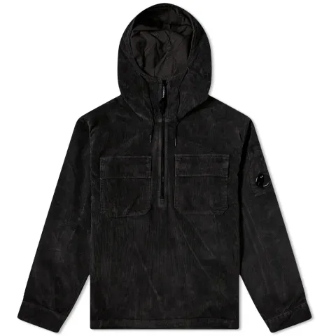 Arm Lens Cord Hooded Overshirt