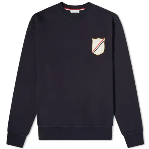 Embroidered Crest Patch Sweat