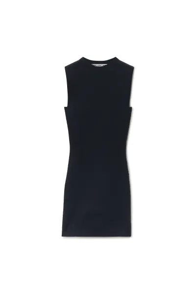 Debossed Logo Mini Dress