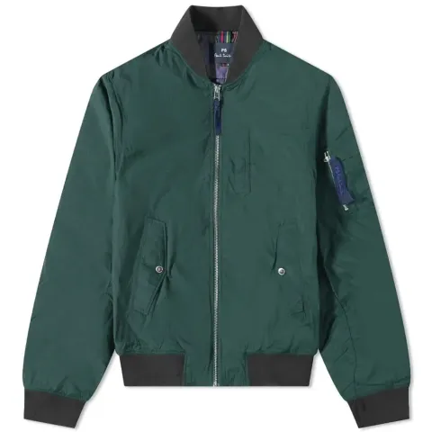Nylon Bomber Jacket