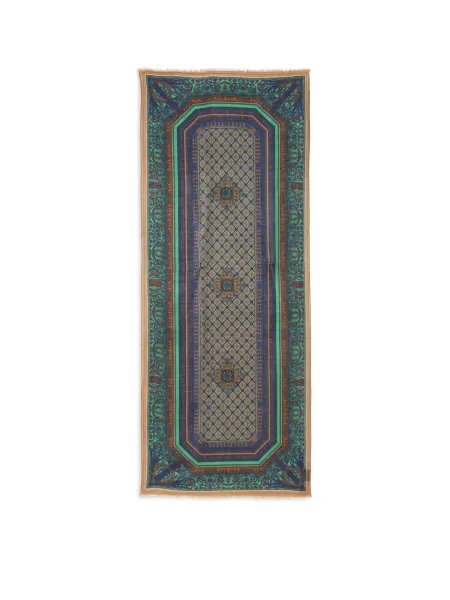 Amulet Wool Scarf - Emerald