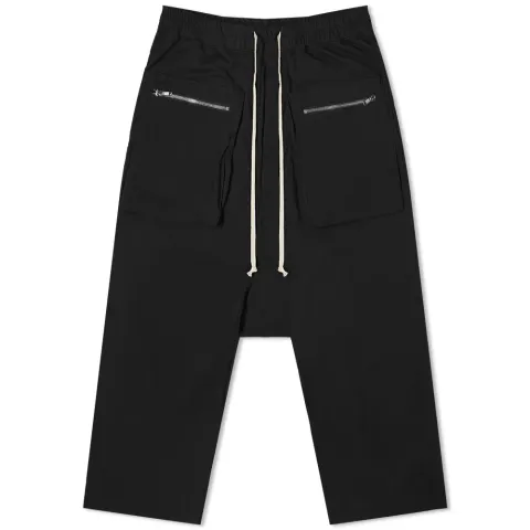 Cropped Drawstring Cargo Pant