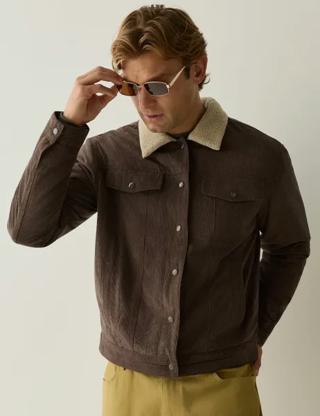 Regatta Cotton Rich Denim Jacket Light Brown