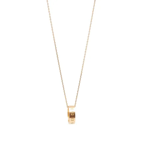 Number Logo Ring Necklace