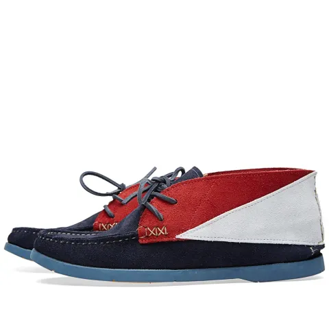 Tricolour Suede Yacht Chukka