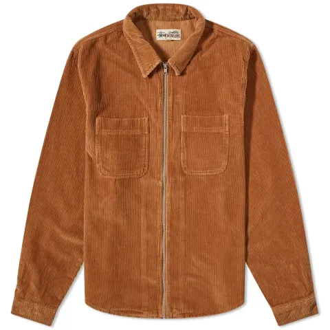 Wide Wale Cord Zip Shirt
