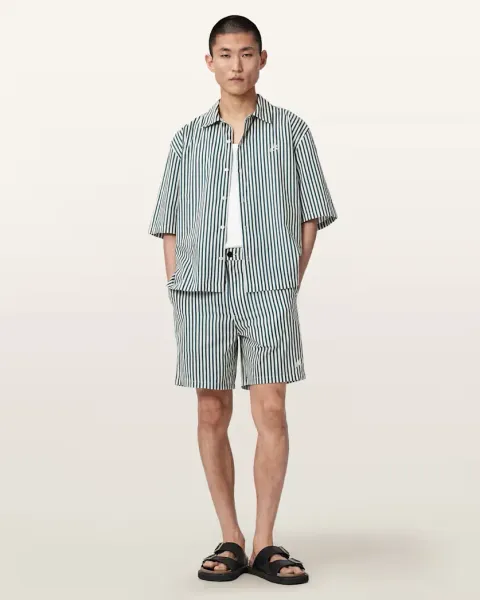 Chopin Straight Fit Striped Shorts