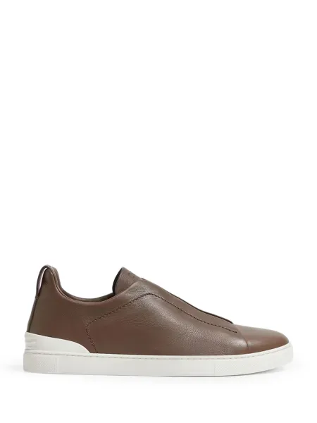 Triple Stitch Sneakers Brown