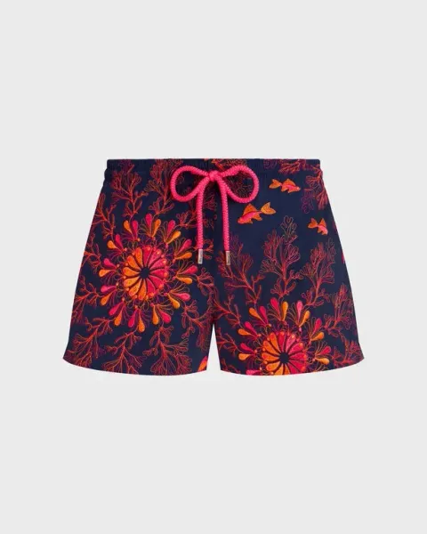 Vilebrequin Women Mandala Embroidered Swim Shorts- Limited Edition