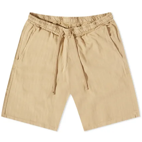 Herringbone Cotton Lumber Shorts