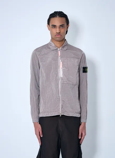 Overshirt In Nylon Metal