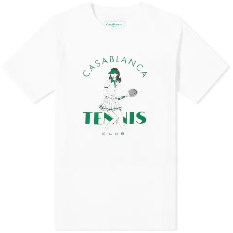Tennis Girl Digital Print T-Shirt