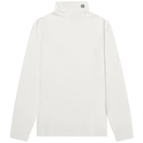 Long Sleeve Emblem Logo Turtleneck T-Shirt